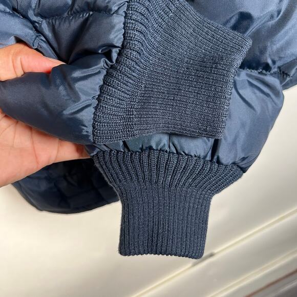 Drysdales Men's Quilted Full Zip Puffer Jacket XL Blue Winter Outdoor *Read - Picture 9 of 11